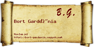 Bort Gardénia névjegykártya